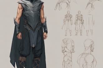 make a superhero character