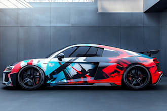 design awesome car wrap, van wrap any vehicle wrap
