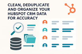 clean, deduplicate and organize your hubspot crm data for accuracy