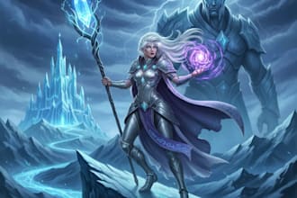 realistic or fantasy character art