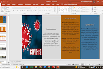 create a very eyecatching school or college powerpoint presentation