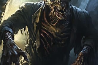 fantasy horror and fantasy horror character