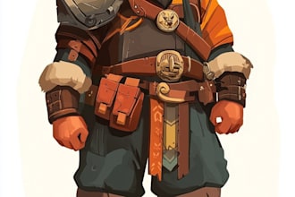 draw 2d game character illustration