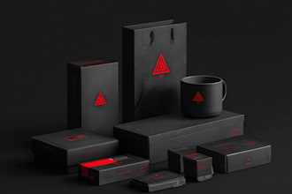 do box design, mailer subscription box design and mockup