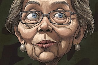 draw political cartoon and comic