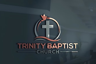 do attractive religious, christian or ministry church logo design