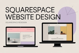 design a modern and professional squarespace website