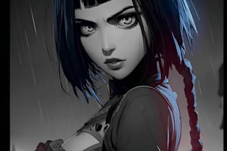 draw great manga pages for you