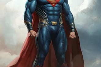 do a superhero comic