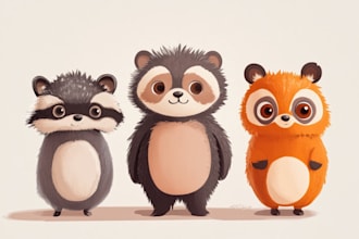 create realistic vector illustration of an animal