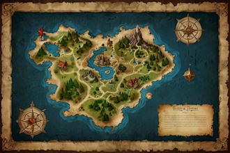 create a fantasy map for your fictional world