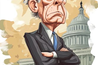make a political cartoon art