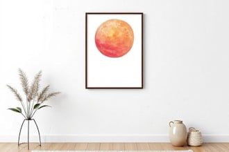 design printable minimal abstract wall art or line art