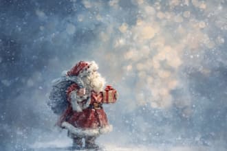 do design christmas card, greeting card, or invitation card