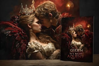 create an epic fantasy book cover