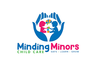 do a baby shop, child care, day care, school and kids logo