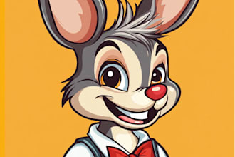 draw a professional 2d character design
