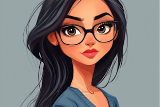 create a cartoon character of a real person