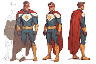 draw any super hero you like, or even turn you into one