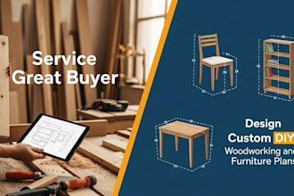 design custom DIY woodworking and furniture plans