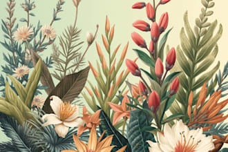 draw a botanical, minimalist, feminine line logo design