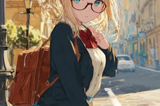design a anime character