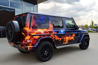 design car wrap, car livery, car decal, car sticker