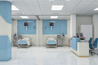 remodel modern hospital icu room interior, operating lab,3d layout,meeting room