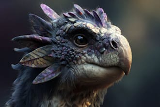 create a fantasy animal illustration