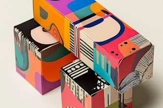 do box design, mailer subscription box design and mockup