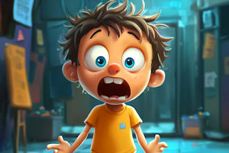 profesional cartoon character design