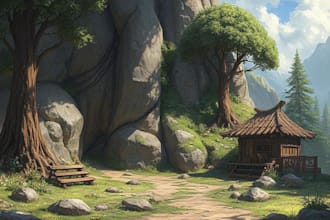 draw environment concept art
