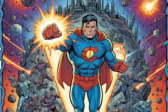draw a cover for your book, comic or personal illustration