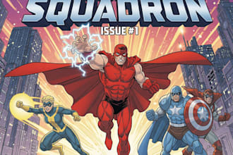 draw your comic book cover