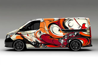 design professional vehicle wrap, vehicle wrap design