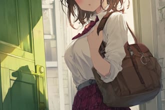 draw anime illustration, anime character  fanarts,