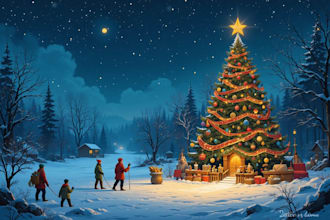 draw greeting, christmas, birthday card, postcard