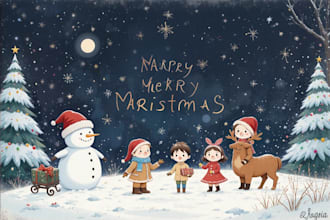 illustrate wedding card, christmas card, corporate invites