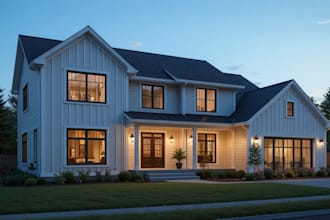 design and render modern 3d home front elevation and architecture