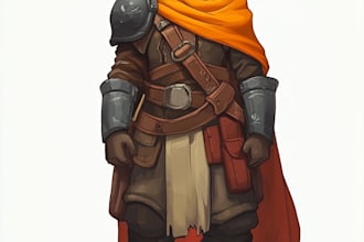 design 2d characters and 2d game assets character