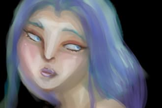 sketch and design a character