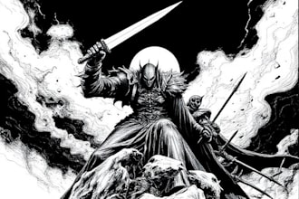 do custom dark berserk style art in high quality