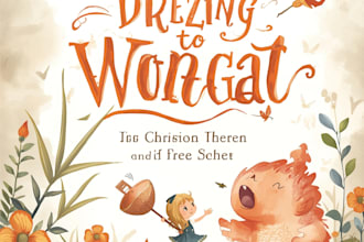 draw whimsical watercolor illustration for children book