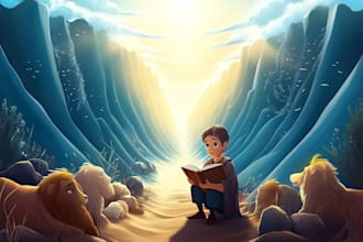 do book cover design ebook paperback hardcover, children, bible dust jacket