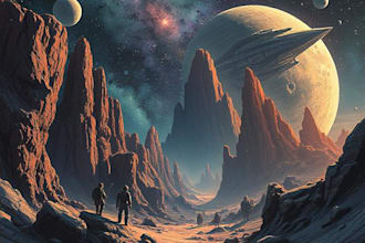 sci fi illustration and sci fi art