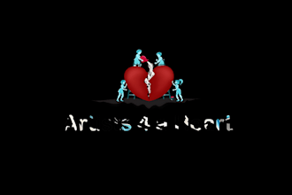 design a creative and unique heart logo for your brand