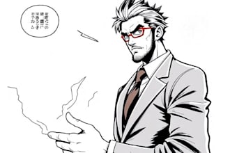 draw professional custom manga page