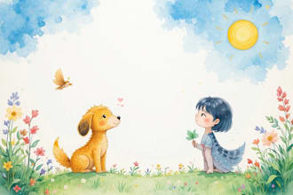 draw heartwarming watercolor art for kids stories