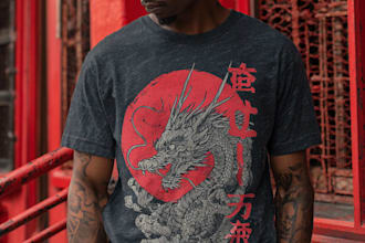 create a  t shirt illustration