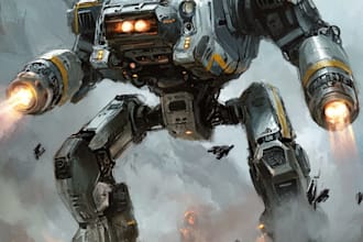 draw high quality robot,  concepts